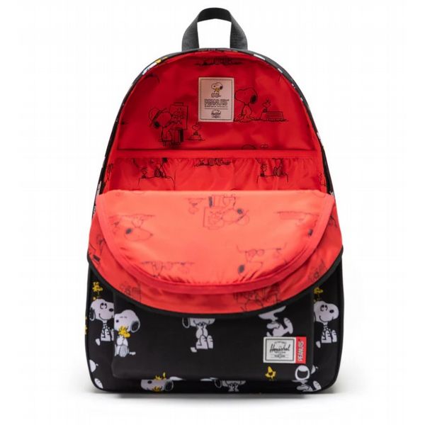 Peanuts® Herschel Classic™ XL Backpack Snoopy and Woodstock Black