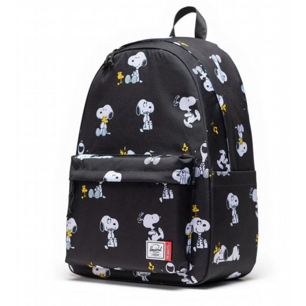 Peanuts® Herschel Classic™ XL Backpack Snoopy and Woodstock Black