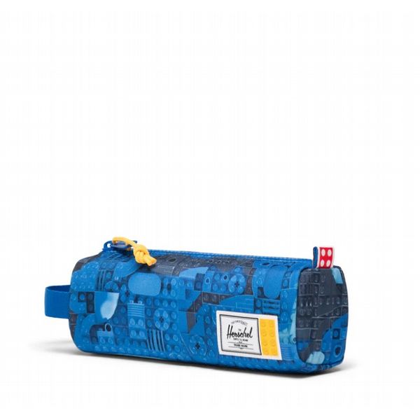 LEGO® Herschel Settlement Pencil Case Little Herschel Abstract Bricks Blue
