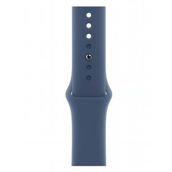 Refurbished Apple Watch Series 10 42mm, Silver case, Blue band. Grade A