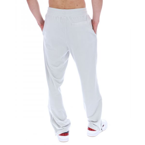 FILA FIO MENS VELOUR STRAIGHT LEG JOGGER WITH SIDE ZIP-DAWN BLUE/WHITE