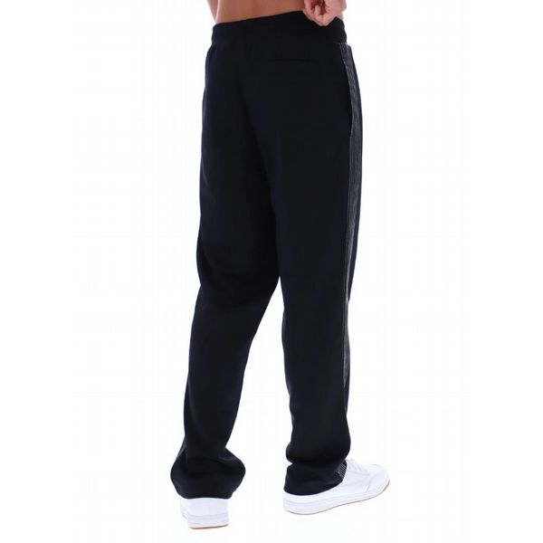 FILA MENS TAVIS CONTRAST STITCH STRAIGHT LEG JOGGER-BLACK/GARD