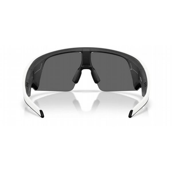 Oakley Vanguard Meta Sunglasses White Frame with Prizm Black Lens