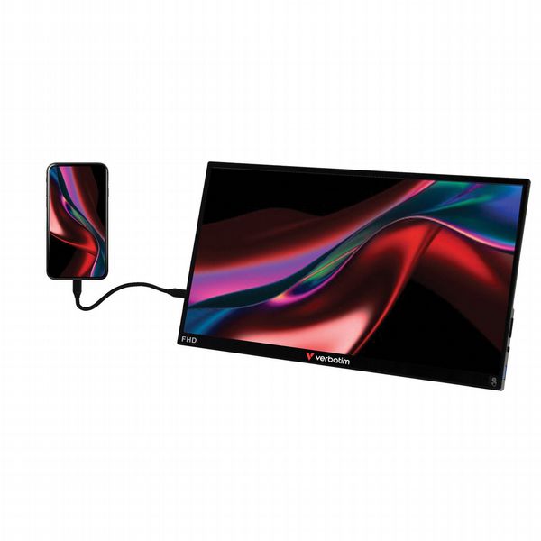 Verbatim Portable Touchscreen Monitor Full Hd 1080P 14\