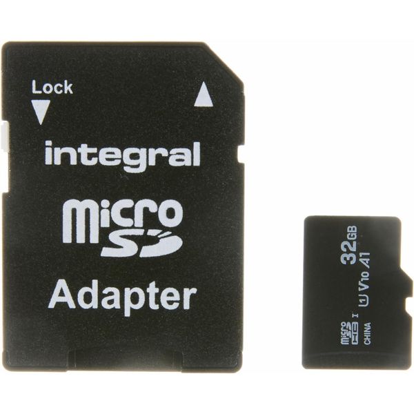 Integral 32GB High Speed MicroSDHC Memory Card, UHS-I U3 A1 V30 100MB/s Read