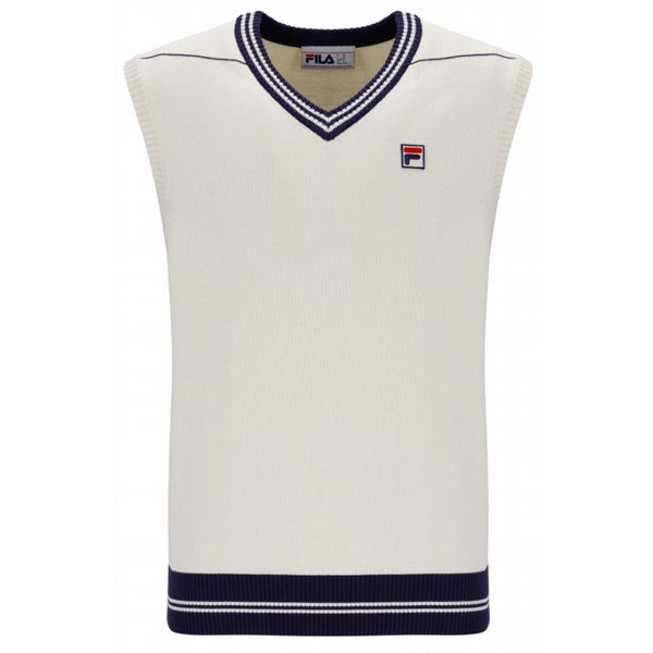 FILA FRANCIS KNITTED VEST MENS - GARD/FNAVY