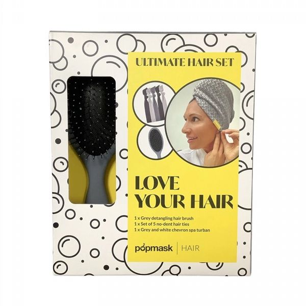 Popmask Love You Hair - Ultimate Hair Set - Grey