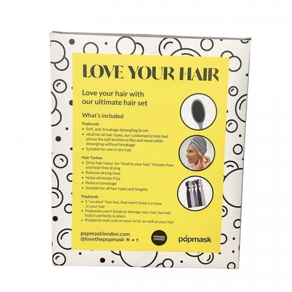 Popmask Love You Hair - Ultimate Hair Set - Grey
