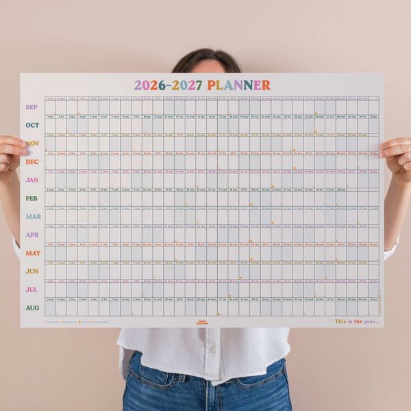 2026-2027 Academic Year Wall Planner | Landscape | This Is the Year