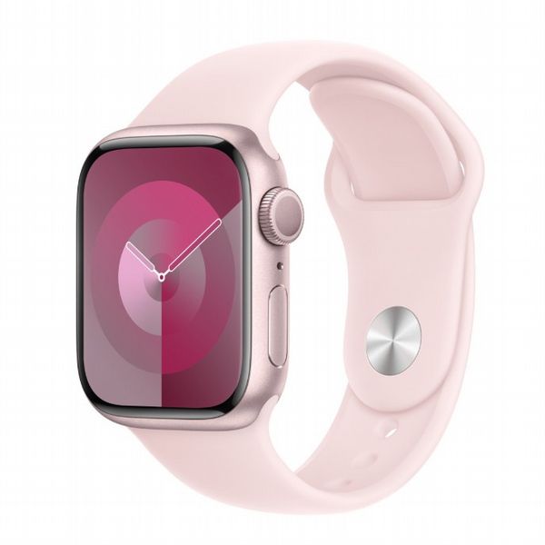 Refurbished Apple Watch S9 45mm Pink case, Pink Strap. Grade A