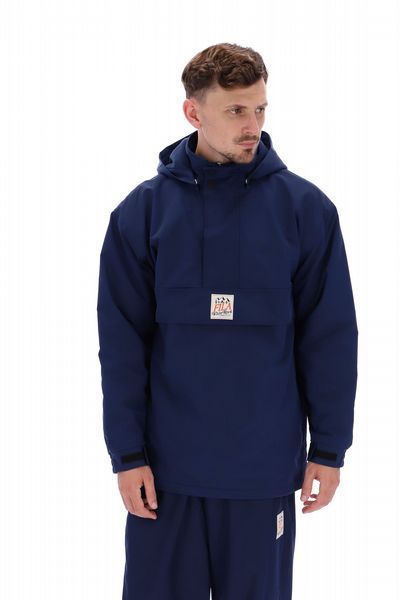 Fila SOLOMEN HEAVY HALF ZIP JACKET Mens - Naval Academy/Moonless Night-L