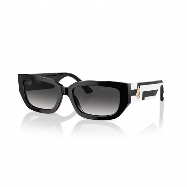 Jimmy Choo Black Frame With Gradient Grey Lens - Size Medium