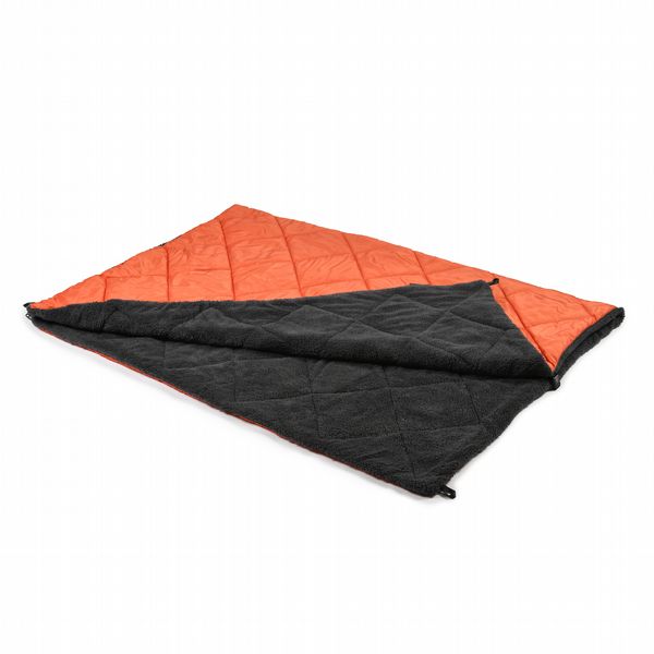 Extreme Lounging Blanket In Orange/Grey