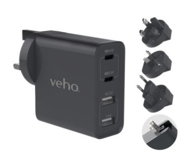 Veho Ta-45 Multi Region Universal Usb Charger