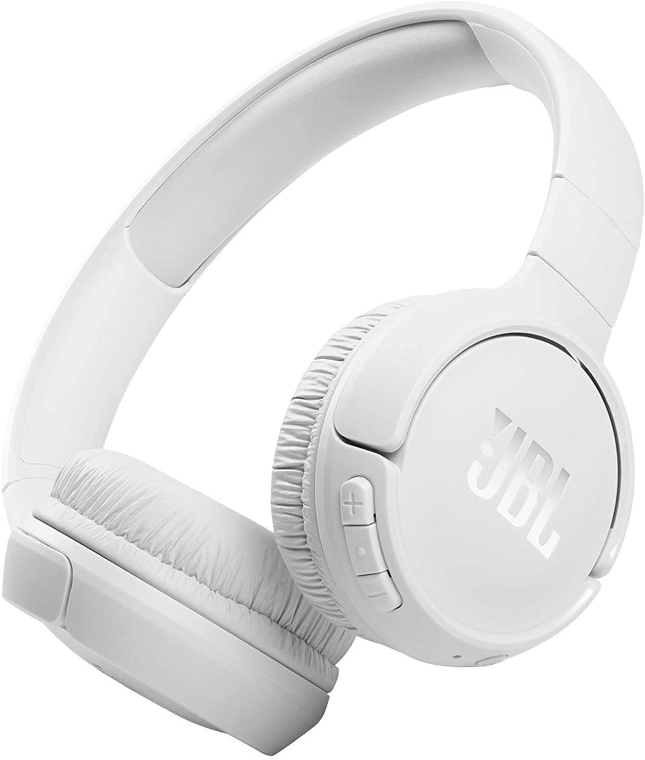 JBL Tune510 On-Ear Wireless Headphones One-Button Universal Remote/Mic White