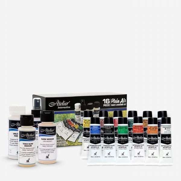  Atelier : Interactive : Artists' Acrylic Paint : Plein Air Set : 20ml : Set of...