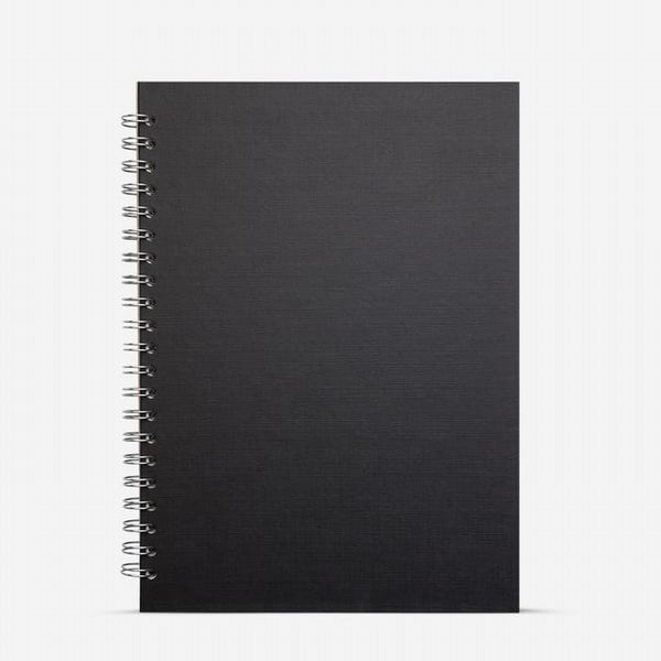  Pink Pig : Bergung Sketchbook : 100% Recycled Cartridge Paper : 150gsm : A4 : Black...